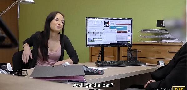 LOAN4K. Nice Kristy gives vagina and ass for fucking to loan agent